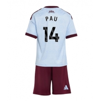 Camiseta Aston Villa Pau Torres #14 Tercera Equipación Replica 2026-27 para niños mangas cortas (+ Pantalones cortos)